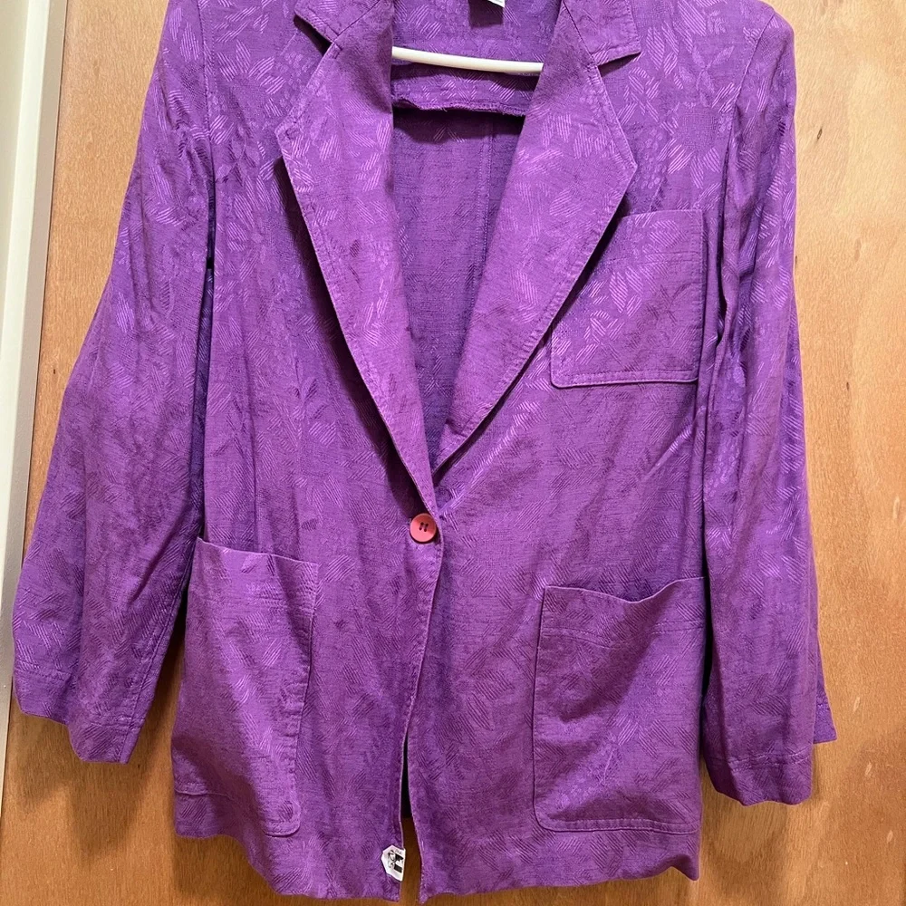 DIOR Vintage Purple Blazer